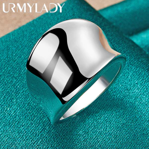 URMYLADY Bạc 925 Mịn Ngôi Sao Theo Dõi 6-10 # Nhẫn Nữ Cưới Đính Hôn Thời Trang Quyến Rũ Trang Sức