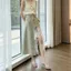 Niche Design Ren Khâu Váy Không Đều Nữ 2026 Phong Cách Mới Thời Trang Rửa Chữ A Váy Denim Hợp Thời Trang