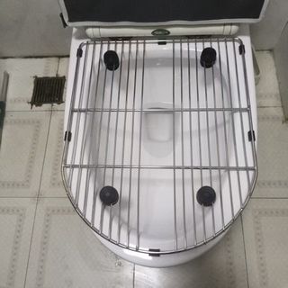 Chân huấn luyện bồn cầu cho thú cưng | Giá đỡ lưới huấn luyện nhà vệ sinh đa năng cho chó và mèo