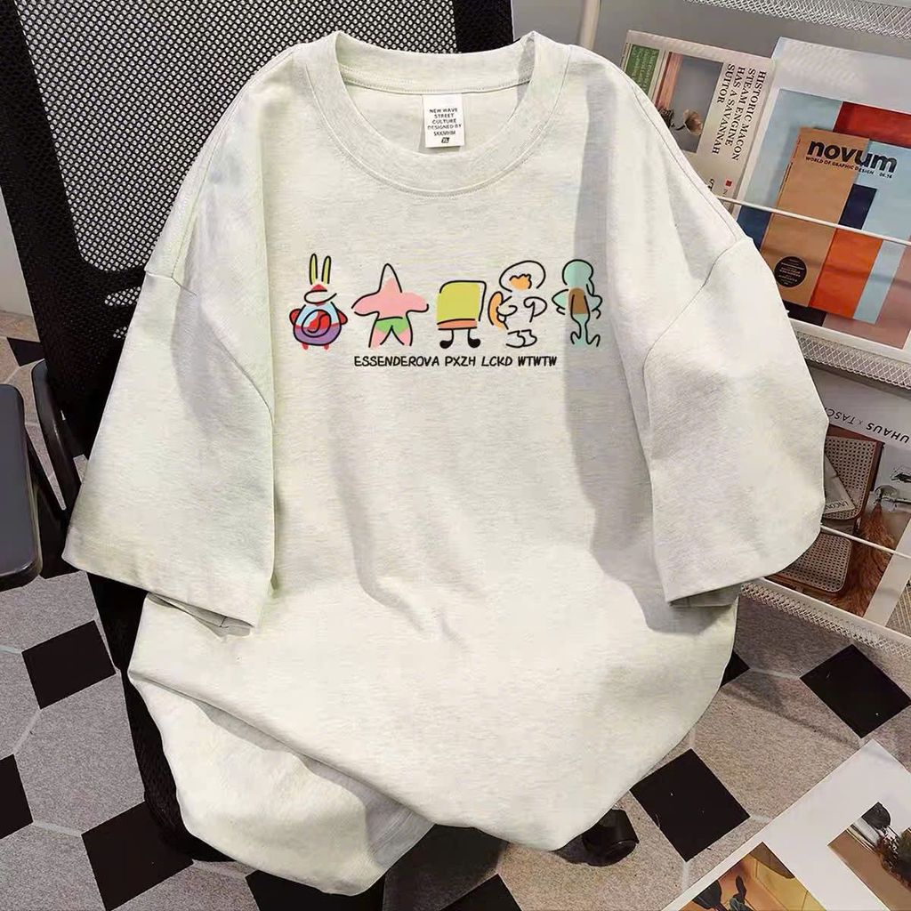 Áo thun nữ 3158 cotton khô, form rộng lý tưởng cho nam nữ mùa hè siêu trendy mát mẻ siêu lạnh- quannaomusex