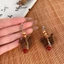 Merad Màu Cà Phê Chó Con Đính Hạt Bông Tai Nữ Mới Phong Cách Trung Hoa Cổ Bông Tai Thiết Kế Niche Retro Phù Hợp Với Bông Tai Hợp Thời Trang