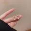 PNPIA- Thiết Kế Sáng Tạo Bướm Opal Bông Tai Thời Trang Giọt Nước Zircon Mặt Dây Chuyền Bông Tai Nữ Lãng Mạn Quà Tặng Ngày Lễ Tình Nhân