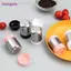 Bình lắc muối BORAGETE, Dụng cụ nhà bếp Chai gia vị Mini bằng thép không gỉ, Phụ kiện nhà bếp có nắp bụi Gia vị Bảo quản Chai tiêu nhỏ 5 lỗ Nhà bếp
