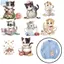 JVSUB Cat Patches A-level Sắt Dễ Thương Trên Táo