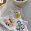 < YEI > Kẹp tóc BB trái cây cho bé gái 4 chiếc 6 chiếc Thiết kế dâu tây Phụ kiện tóc dễ thương cho trường học hàng ngày Nhìn mới