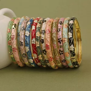 Tử Cấm Thành Bắc Kinh Lưu Niệm Du Lịch Cloisonne Men Vòng Tay Cung Điện Mở Quà Tặng Tinh Tế Mô Phỏng Bề Mặt Sáng Bóng 2026-6-8