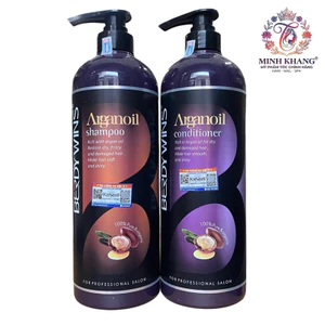 Gội xả siêu mềm mượt Arganoil Berdywins 1000mlx2 ( New 2024 ) [ MK ]