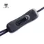 Cáp chuyển đổi quạt USB 5V sang Dual 4PIN có công tắc Bộ chia Y cho khung máy tính để bàn Vỏ máy tính làm mát