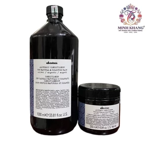 Dầu xả cho tóc nhuộm sáng Davines Alchemic Silver Conditioner 1000ml [ MK ]