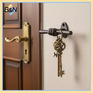 Móc treo sắt B & N cho mũ Quà tặng trang trí phong cách cổ điển để sử dụng tại nhà.
