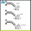 3-Way G1 / 2 Vòi Hoa Sen Diverter Van Tách Nước Tắm Tee Adapter Có Thể Điều Chỉnh Vòi Switcher Phòng Tắm Thay Thế Một Phần