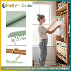 BVY Vest Móc Treo Quần Áo Treo Tường Cho Hộ Gia Đình Đa Năng Sử Dụng Phòng Ngủ Tủ Quần Áo Tổ Chức Không Gian.