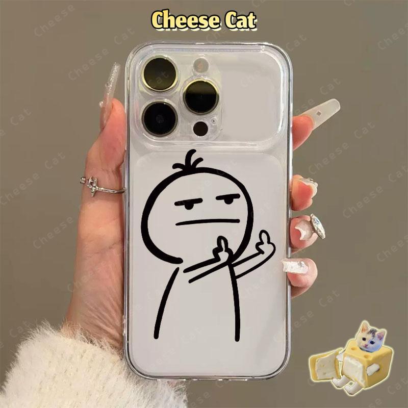 Ốp điện thoại bảo vệ ống kính trọn gói hình cặp đôi ngộ nghĩnh cho iPhone Xs XR 13 14 15 Plus 16 12 11 17 Pro Max
