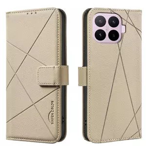 Ốp Lưng Cho Xiaomi 17T Pro Màu Trơn Hình Thoi Khe Cắm Thẻ Da Chống Rơi Vỏ Điện Thoại