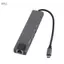 Apill Hub USB C 8 Trong 1 Laptop Đế Cắm Nhôm Multiport Adapter Với USB3.0 RJ45 Cổng Nữ Nam SD đầu Đọc Thẻ TF