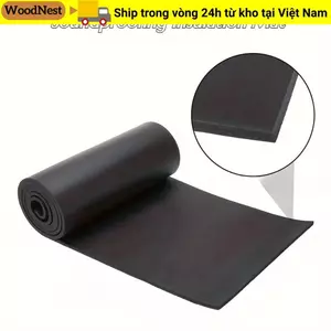 Cách âm ô tô WOODNEST​​ Cuộn xốp​​, Dễ cắt DIY​​ Cao su tự dính ​​Thảm cách nhiệt cách âm​​, ​​Gọt vỏ và dính​​ ​​Bọt cao su dày đặc​​ ​​Cuộn xốp Acoustic​​