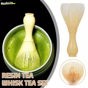 Máy đánh trứng Matcha NORDICLIFE, Máy đánh trứng bột trà xanh thủ công có thể tái sử dụng, Bàn chải trà công cụ Matcha PP chịu nhiệt