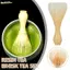 Máy đánh trứng Matcha NORDICLIFE, Máy đánh trứng bột trà xanh thủ công có thể tái sử dụng, Bàn chải trà công cụ Matcha PP chịu nhiệt