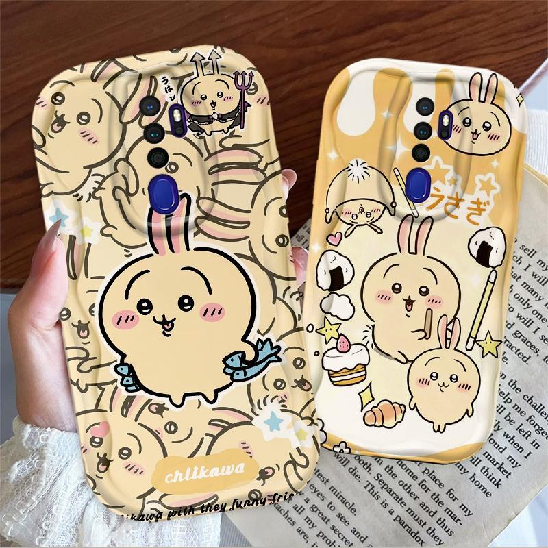 Thích Hợp Cho OPPO A9 2020 A5 2020 3D Cầm Tay Mềm TPU Hoạt Hình Chii Kawa Usagi Ốp Điện Thoại Chống Sốc