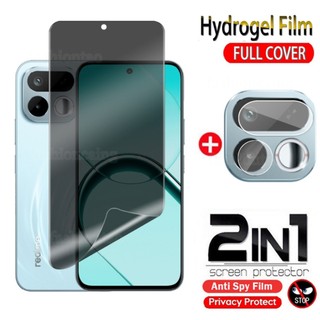 Phim Hydrogel chống gián điệp 2 trong 1 cho Realme 16 T Pro Plus Realme 16T Realme16T Realme16Pro + Realme16ProPlus Bảo vệ màn hình riêng tư Phim mặt trước mềm chống nhìn trộm