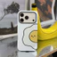 Ốp điện thoại iPhone trứng chiên dễ thương, Kawaii Smiley Egg Ngoài trời nam nữ Vỏ điện thoại di động đa chức năng phù hợp cho thể thao ngoài trời tương thích với iPhone17 16 15 14 13 12 11 pro