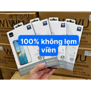 【Chính Hãng】Kính Cường Lực WIWU 3D Zolo Curved Viền Cong Không Lẹm iPhone 17 / 16 Series - Trong Suốt / Chống Nhìn Trộm