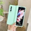 Có Kết Nối Bản Lề Combo 3 Trong 1 Ốp Lưng Điện Thoại Samsung Galaxy Z Fold 7 6 4 3 5 Macron Màu Bìa Cứng