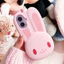 Ốp điện thoại hình thỏ mặt lớn ba chiều có sẵn Thích hợp cho vỏ bảo vệ điện thoại iPhone17promax Silicon hoạt hình Thích hợp cho iPhone16pro Chống va chạm toàn diện chống va chạm @
