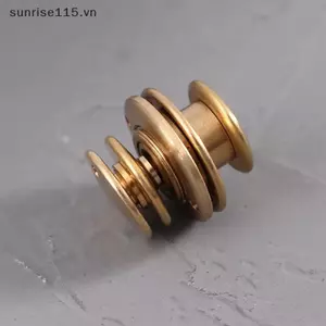SRVN 1 Đồng Chắc Chắn Mortise Kẹp Bules Lo Túi Cặp Xuân Lo Snap Trang Trí Móc Khóa Đóng Cửa Da Thủ Công DIY Phần Cứng.