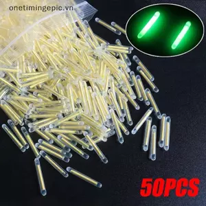 VFZ 50 Cái / lốc 2.2-4.5 Mm Ánh Sáng Ban Đêm Câu Cá Phao Cần Đèn Phát Sáng Tối Sti Phụ Kiện Câu Cá Huỳnh Quang Lightsti OTE