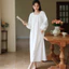 Phụ Nữ Cotton Dài Tay Váy Bộ Đồ Ngủ Vintage Váy Ngủ Nữ Retro Váy Ngủ Đồ Ngủ