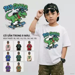 Áo thun bé trai hàn quốc học sinh tiểu học Dễ phối đồ Mặc hằng ngày