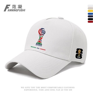 Chất lượng cao Hoa Kỳ, Canada và Mexico FIFA World Cup Cap WorldCup Người hâm mộ bóng đá cổ vũ in hình Mũ che nắng và chống nắng có thể điều chỉnh cho nam và nữ 0521