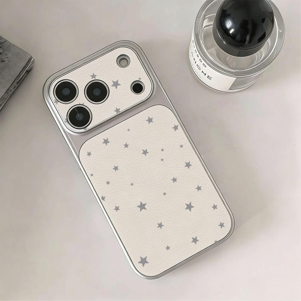 Ốp lưng iPhone 16/15/14/13 Ngôi Sao Xám Nhẹ Nhàng Thanh Lịch Tối Giản Chống Sốc