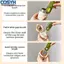 <cosyh>15 by 4 by 2cm Cleaning Brush for Bottle Crevices and For Cup Lids Silicone Tool