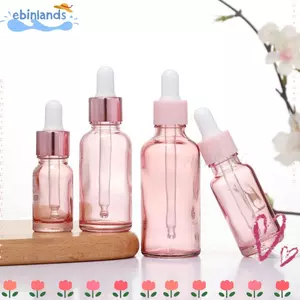 EBINLANDS 1 Chai Nhỏ Giọt, Bình Đựng Nước Hoa Thủy Tinh, Rỗng Có Thể Đổ Lại 5ml 10ml 15ml 20ml 30ml 50ml 100ml Chai Dầu Mỹ Phẩm Tinh Dầu