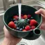 Bát rửa trái cây tự động CODECOVED, Bát thoát nước nhanh in 3D Swirl Berry, Nhựa tự quay Bát làm sạch trái cây xoáy năng động dung tích lớn