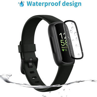 3D Phim Cong Bảo Vệ Màn Hình Dành Cho Fitbit Inspire 3 Đồng Hồ Thông Minh Phim Bảo Vệ Phụ Kiện Mềm HD Trong Suốt Phụ Kiện