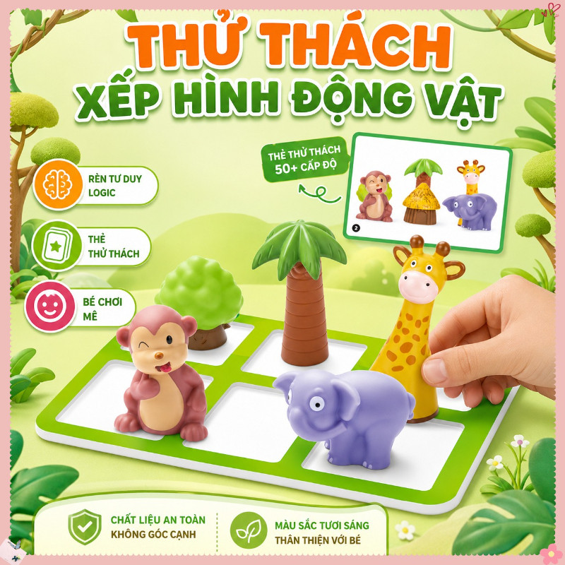 Đồ Chơi Giáo Dục Sớm Cho Bé –nhận Biết Màu Sắc Và Kích Thước, Giúp Bé Rèn Luyện Tư Duy Logic,An Toàn Cho Trẻ Nhỏ