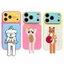 Chặn Màu Ngang Dọc Silicon Giá Đỡ Acrylic Điện Thoại Cho iPhone 17 Pro Max 16 15 14 Vỏ Bảo Vệ Chống Sốc