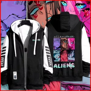 YB1 Người Ngoài Hành Tinh Giai Đoạn Ivan luka Sua Till anime Dây Kéo Áo Khoác Áo Unisex Top BY1