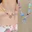 PNPIA- Thời Trang Y2K Bohemian Đính Hạt Nelaces Dành Cho Nữ Cô Gái Ngọt Ngào sel Ngôi Sao Năm Cánh Mặt Dây Chuyền Nelace Xương Đòn Choker Trang Sức