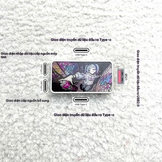 [Ship Nhanh] Bộ Chia Cổng KBT Hub 8K, 3 Cổng Output 8K Polling Rate, Vật Liệu Nhôm Nguyên Khối