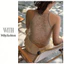 Milyfashion Ren Khâu Sling Có Miếng Lót Ngực Mặc Ngoài Dây Ôm Hơn Nhìn Nguyên Chất Desire Đẹp Lưng Ngắn Top Mùa Hè 2DHS