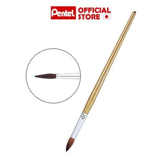Cọ vẽ màu nước Pentel ZBS1 lông mềm đa kích cỡ 0–20 dùng cho cọ nét và cọ tô màu