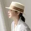 XOITU Giải Trí Flat Top Hat Dành Cho Nữ Thời Trang Nhật Bản Mũ Chống Nắng Đi Biển Mũ Chống Nắng VN