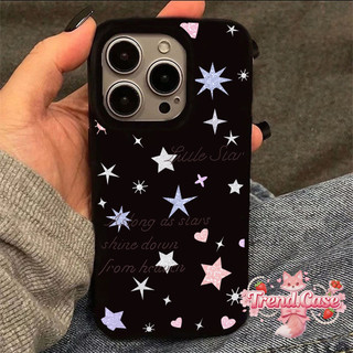 Ốp Lưng IPhone 13 15 11 17 16 12 14 ProMax  Ngôi Sao Nhũ Vàng Trái Tim 7 8Plus XR X XS Max