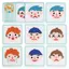 CANAMEK Kids Montessori Trò chơi biểu cảm khuôn mặt Đồ chơi thay đổi cảm xúc với 16 chiếc Thẻ Học tập mầm non Đồ chơi giáo dục CSF