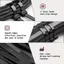FUHUIOT 400 Dây buộc cáp Nylon, nhiều kích cỡ khác nhau Dây buộc dây có độ bền kéo cao, Dây buộc dây tự khóa Dây buộc đa năng màu đen Sử dụng trong nhà