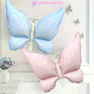 OIWLSAX321 Bóng bay hình con bướm, Bóng bay màng nhôm mờ hoạt hình, Ins cho bé Bóng bay nổi lớn Trang trí tiệc sinh nhật